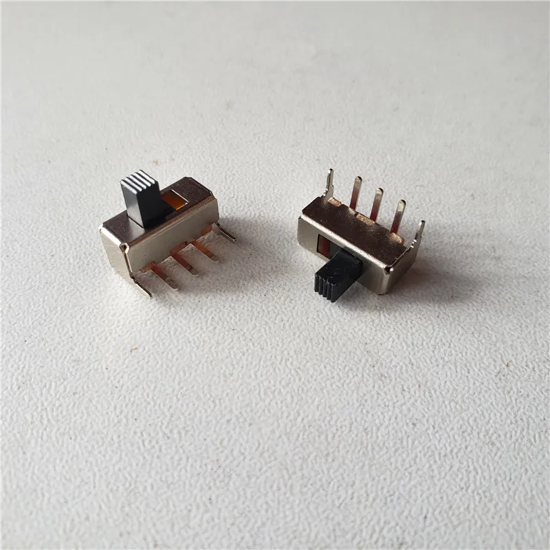 200pcs SS12F23 horizontal toggle switch SS-12F23 slide SS12F23G5 handle 4MM | Обустройство дома