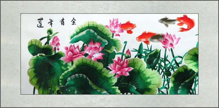 Китай Su вышивка Китайская традиционная вилка искусство нематериальное