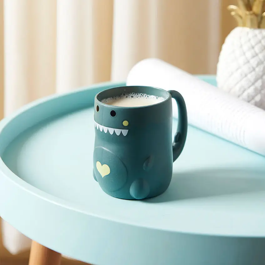 

Environmental Protection Dinosaur Cup New Creative Boys and Girls Baby Shape Water Cup Children Mouthwash Cup Cute Water Bottles