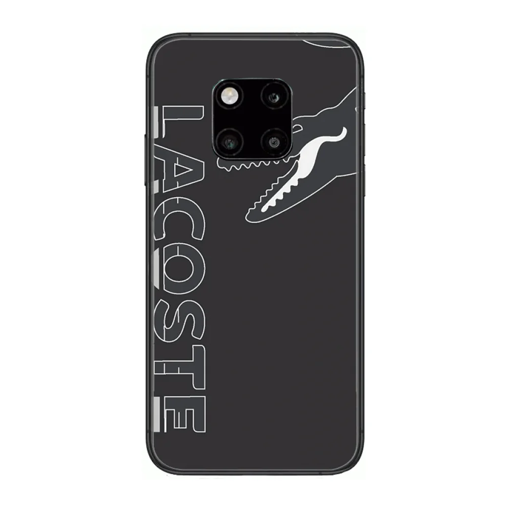 

Luxury LACOETE Genuine Phone Case For Huawei mate 30 10 20 40 Lite Smart Z Pro Black Etui 3D Coque Painting Hoesjes case