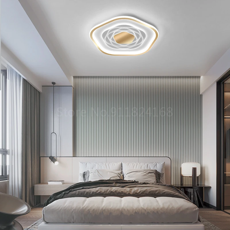 Современные светодиодные потолочные лампы белый/черный Крытый настенный