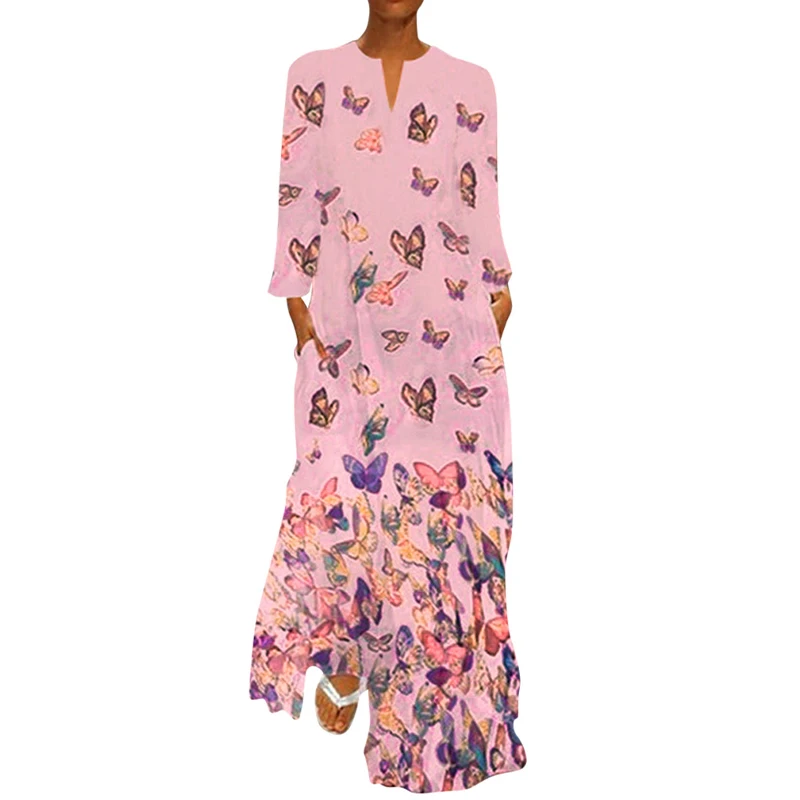 VICABO/женское платье бабочка с принтом летние платья 2020 женская одежда