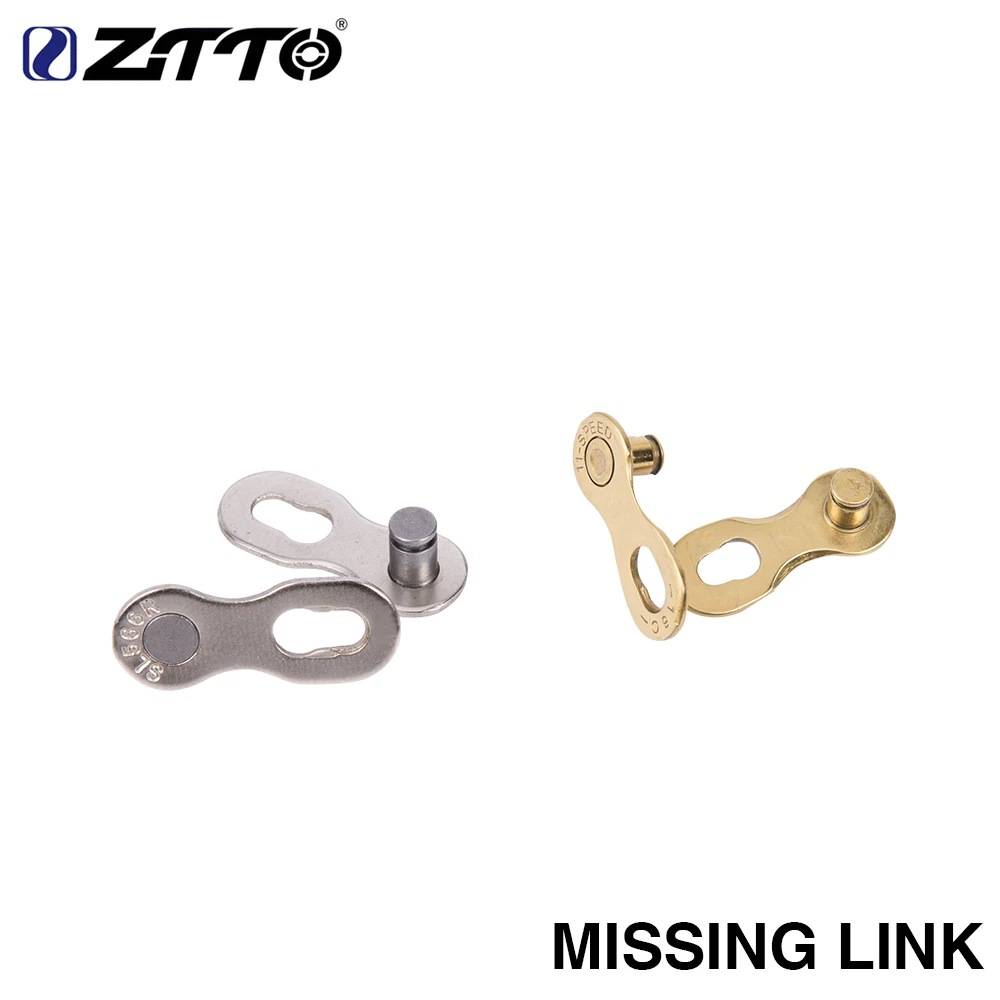 

ZTTO 1 Pair Bicycle Chain Master Link 11 Speed 10 Missing Link 8s 9s Chain Quick Link 10s 11s Silver Gold Fit for MTB Road Bike