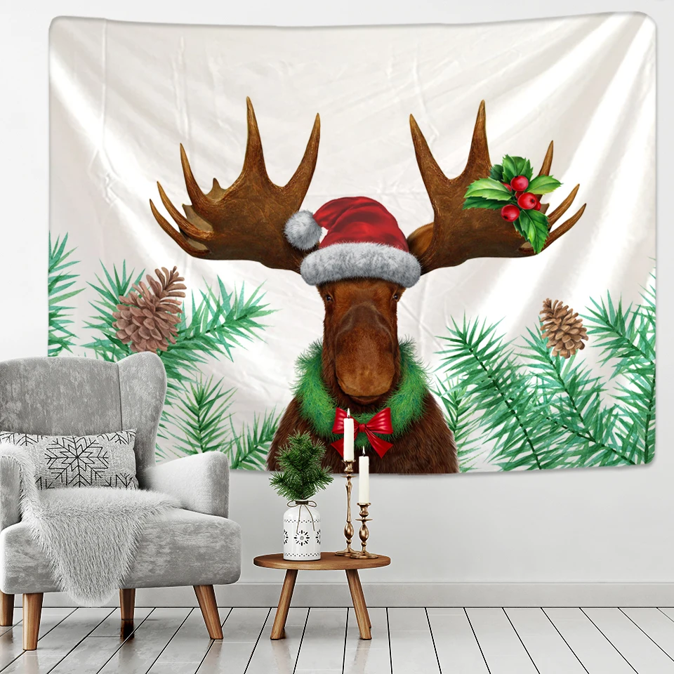 Фоновая ткань Рождественская фантазия искусственная кожа Богемный Хиппи