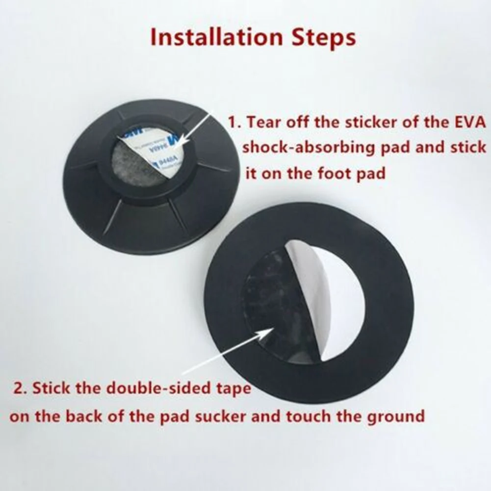 

Universal Rubber Foot Pads Washing Machine Feet Pads Non Slip Shock Proof Furniture Elasticity Black Rubber Protectors
