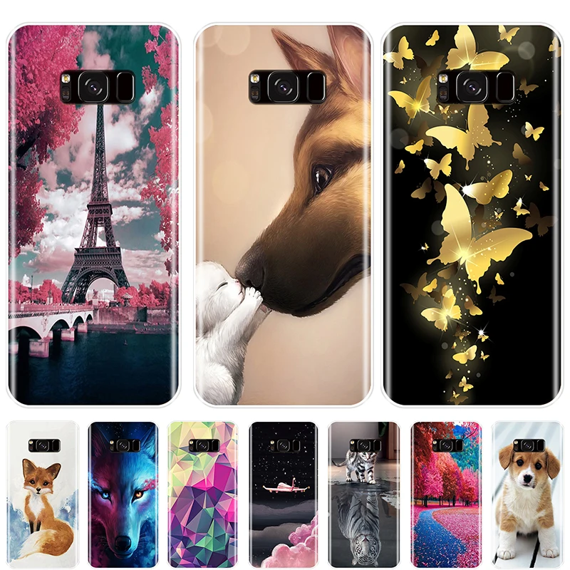 TPU задняя крышка для Samsung Galaxy Note 9 8 5 4 Модный мягкий силиконовый чехол S8 S9 Plus S3 S5 S6 S7