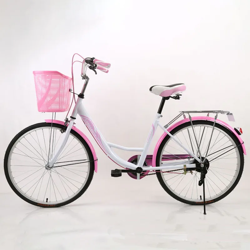 Женский 22 24 дюймовый карбоновый стальной велосипед Ретро городской студенческий
