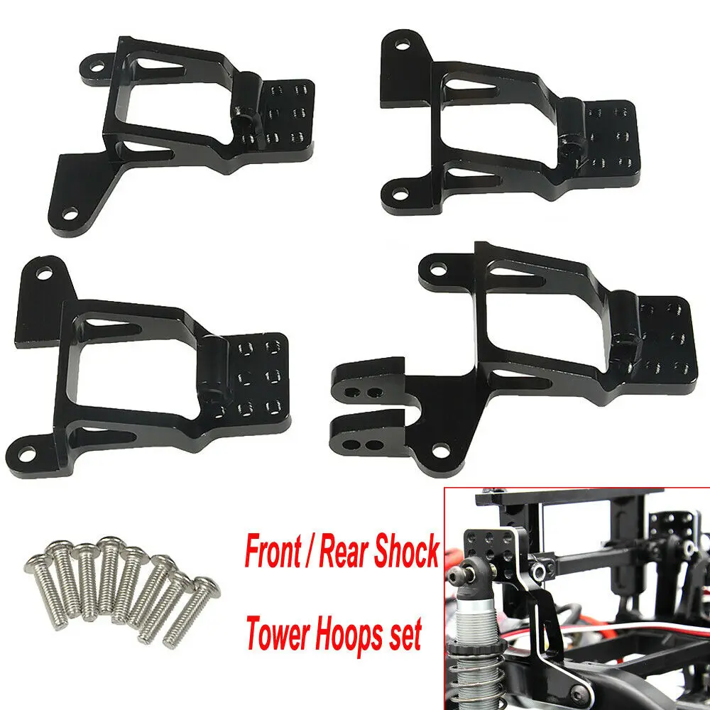 

YEAHRUN Aluminum Front / Rear Shock Tower Hoops Bracket Mount for TRAXXAS TRX-4 1/10 RC Crawler Car Upgrade Parts