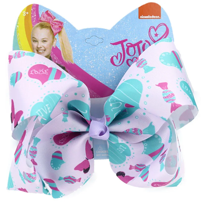 Детские головные уборы Jojo Siwa банты для волос девочек с зажимом крокодил заколка