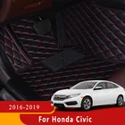 Автомобильные коврики для Honda Civic, водонепроницаемые коврики для Honda Civic 2021, 2020, 2019, 2018, 2017, 2016