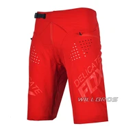 mx dirt bike cycling shorts delicate fox motocross racing mountain bicycle offroad red summer short pants mens