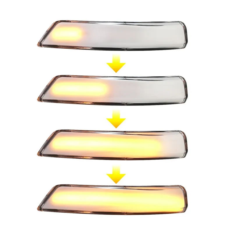 Светодиодный динамический поворотник для Ford указатель бокового крыла зеркала