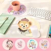 disney cartoon duffy bear shellie may couples soft rubber gaming mouse pad computer gaming mousepad rug for pc laptop notebook
