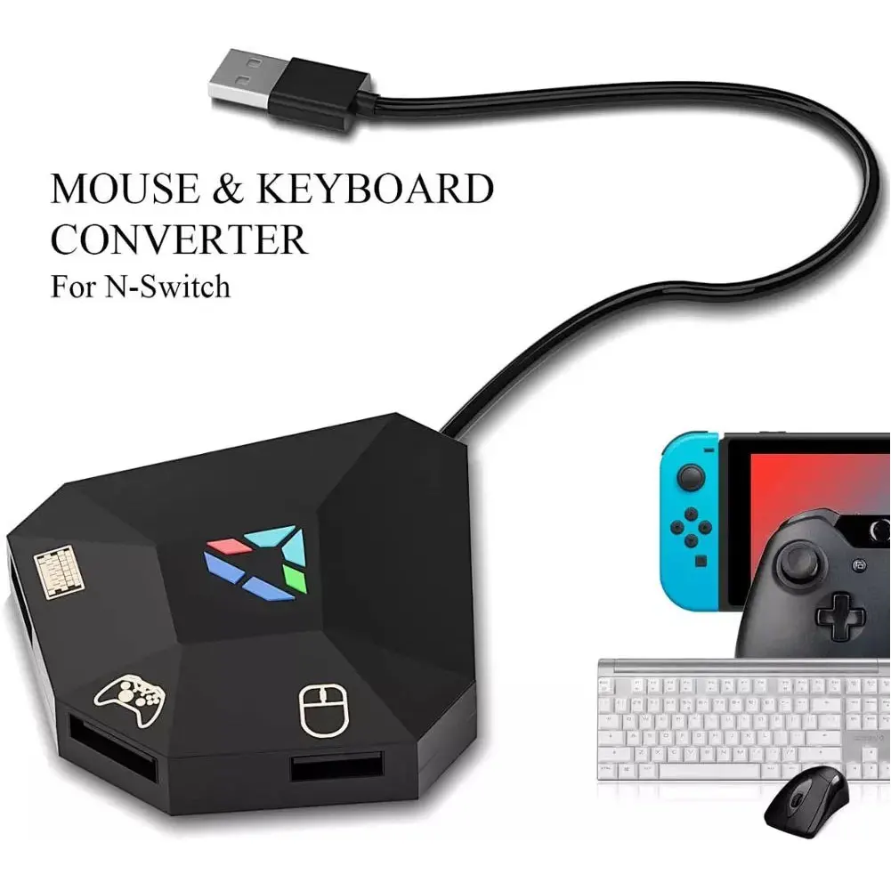 

Keyboard Mouse Adapter Gamepad Controller Converter Portable For Ninten Switch Keyboard Adapter For PS4 Xbox One PS3 Xbox 360