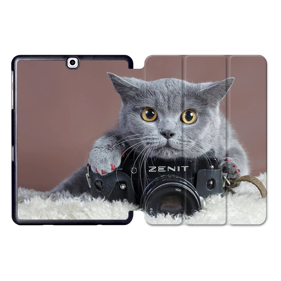 SS04 Чехол MTT для samsung Galaxy Tab A, 9,7 дюймов, SM-T550, SM-T555 из искусственной кожи, откидная подставка, защитный чехол для планшета, funda, SM-P550, SM-P555 - Цвет: SS04