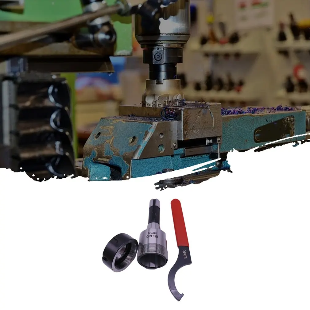 R8-Er40 зажимной пинцет с пружинным сцеплением для фрезерного станка с ЧПУ, токарного станка и гравировки.