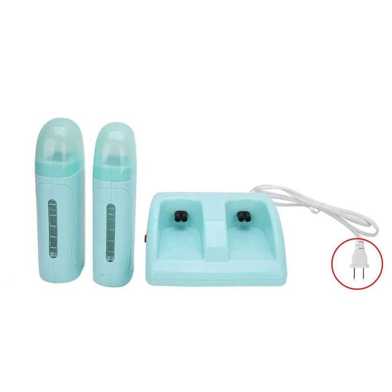 Hair Removal Wax Heater Rolling Professional Double Warm-Up Machine with Base EU Plug | Красота и здоровье