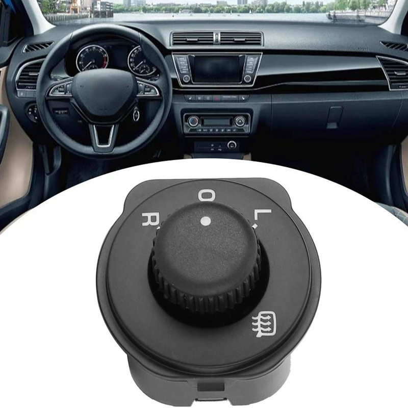 Переключатель управления переключатель крылом зеркала Repacement подходит для Skoda Fabia