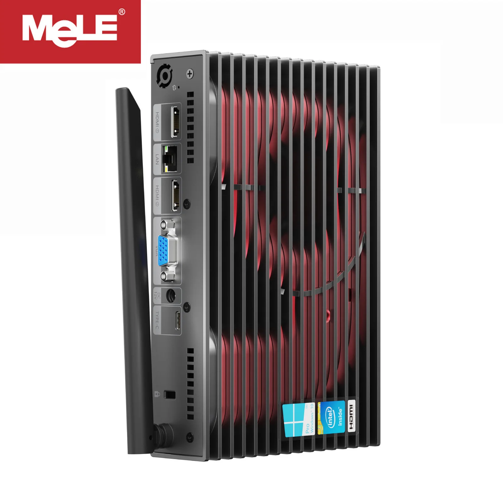 MeLE Intel Celeron J4125 Quad Core Mini PC Computer 8GB 128GB Windows 10 pro 2xHDMI 1xVGA Support 3 4K display computador gamer