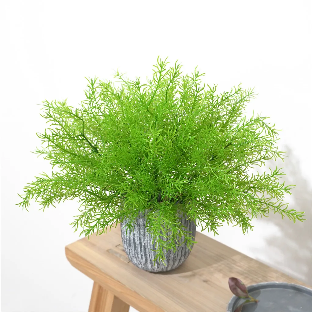 Искусственная зелень трава стол центральный кусок украшение растений комната