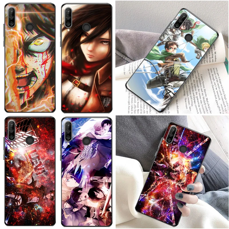 

Attack On Titan Mikasa Ackerman Armin Arlert Levi Eren Jager Phone Case For iPhone 11 Pro MAX Back Cover Funda Soft TPU Coque