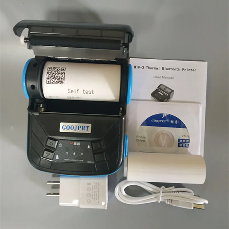 Inkless USB DC5V 80 мм Bluetooth совместимый мини термальный принтер светильник вес
