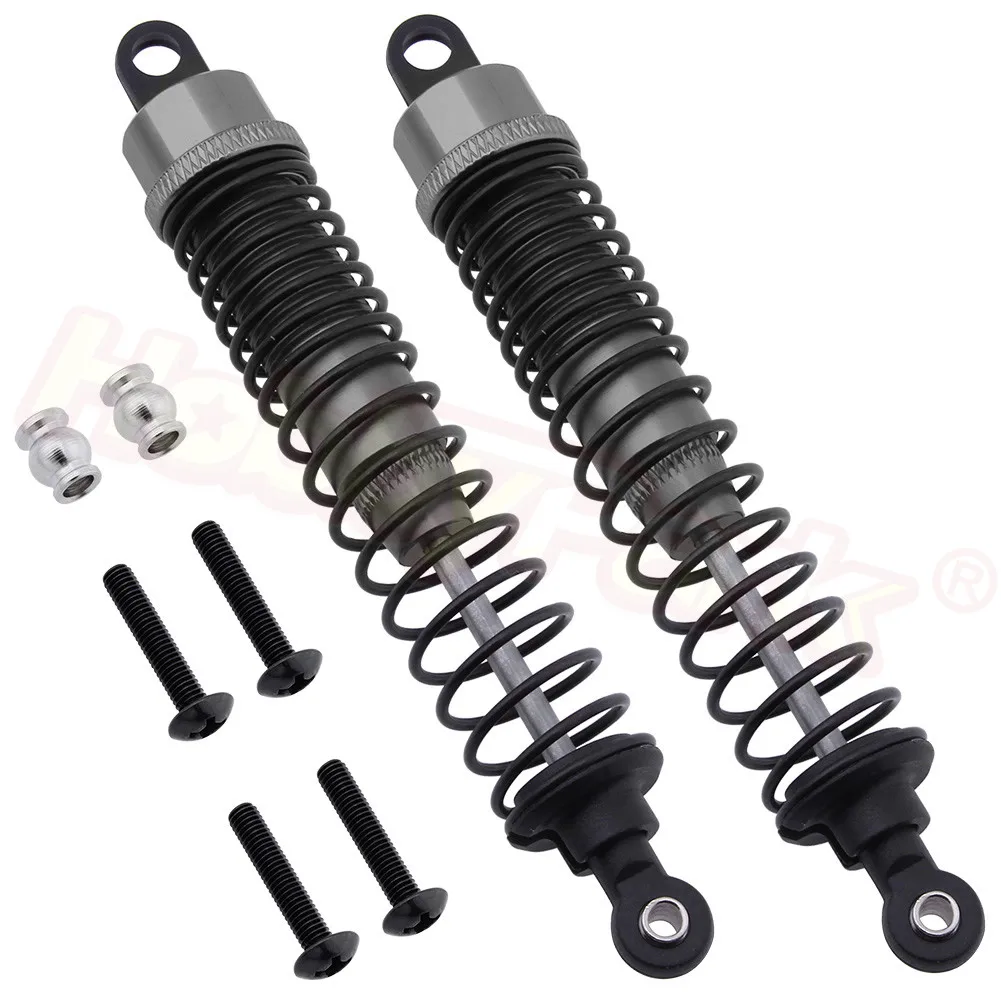 2PCS Oil Filled Alum Rear Front Shock Absorber Assembled For RC 1:10 Himoto E10XB E10XBL Tanto Off Road Buggy Accessories 33006 | Игрушки и