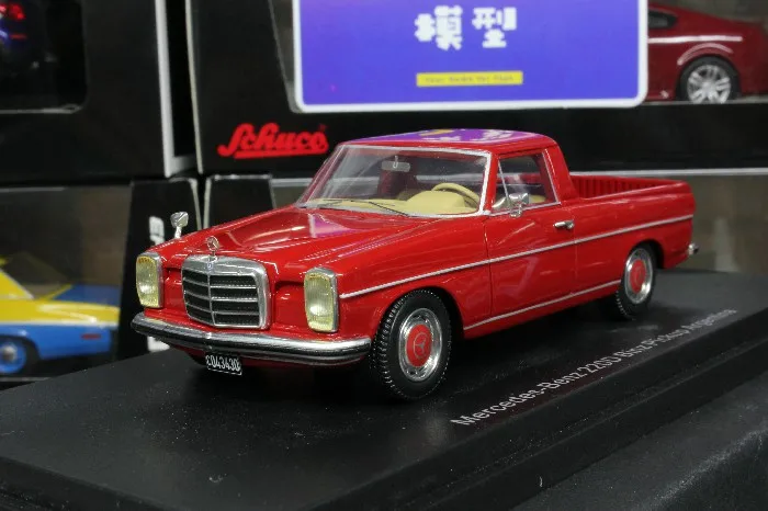 

BOS 1:43 BenzS W115 220D Pickup Wagon Limited Edition Resin Metal Die Casting Model Racing Static Toys