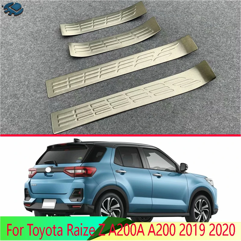 

Для Toyota Raize Z A200A A200 2019 2020 панель из нержавеющей стали на порог защитная накладка