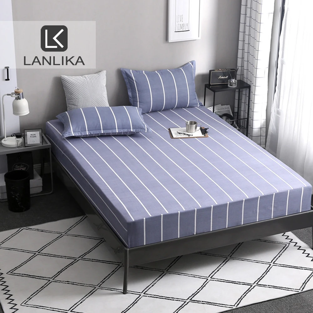 Lanlika 1 шт. полосатые простыни для матрасов простыня на резинке резиновая