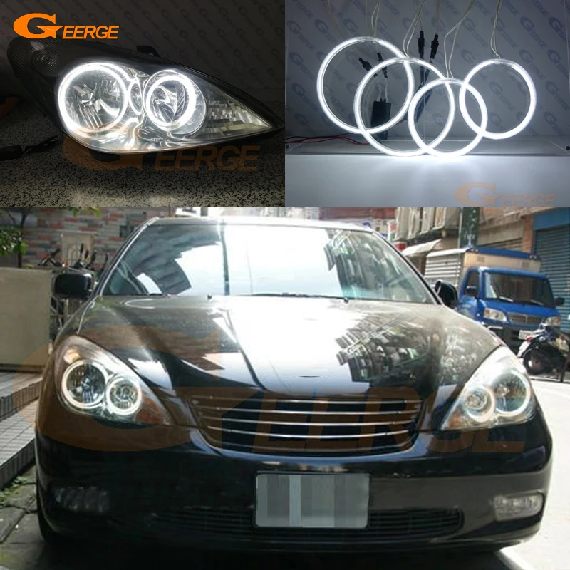 Для Toyota Windom MCV30 2001 2002 2003 отличный ультра яркий CCFL ангельские глазки Halo кольца