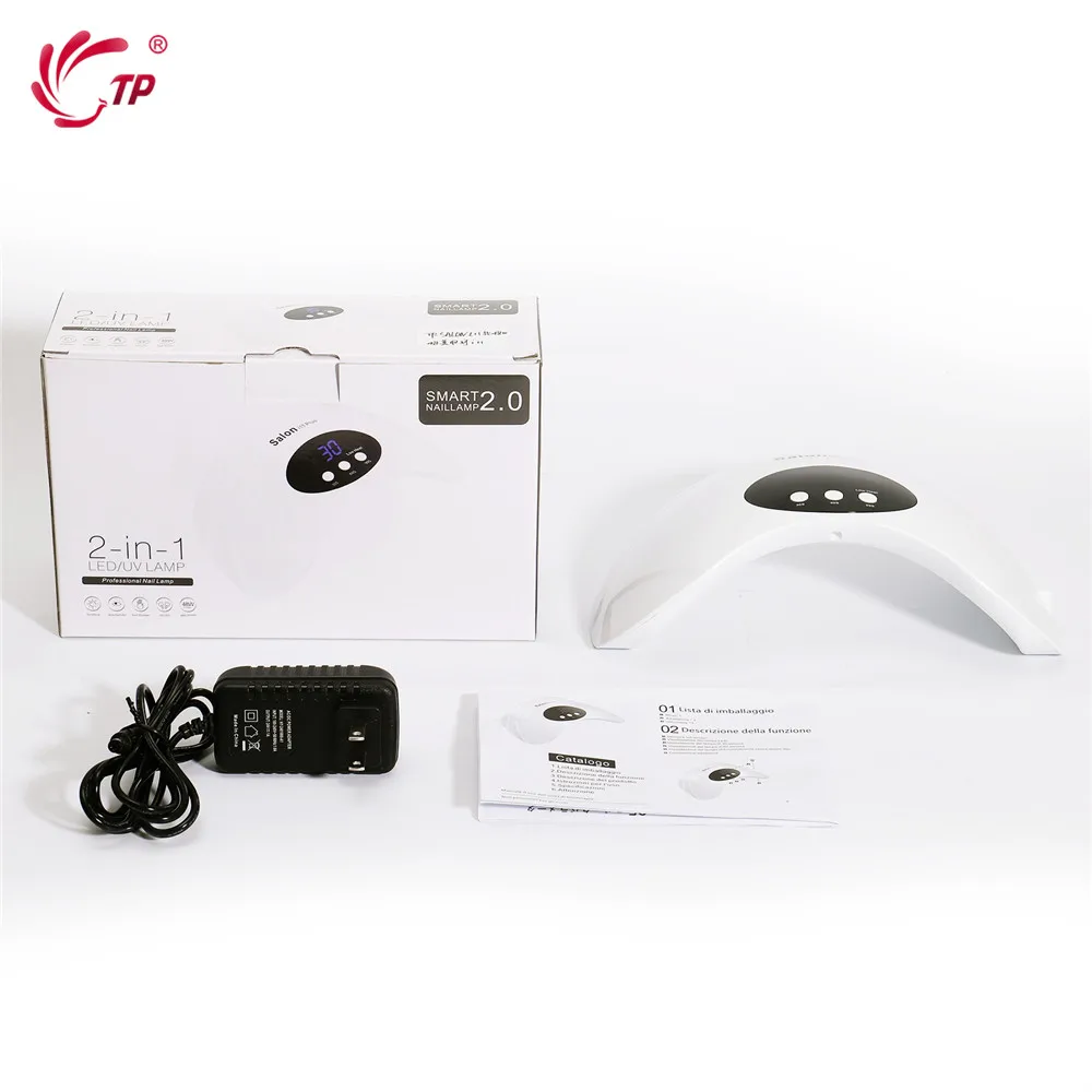 

TP 48W Nail Dryer Machine UV LED Lamp Portable Micro USB Cable Home Use UV Gel Varnish Dryer 18 LEDS Lamp Nail Art Tool