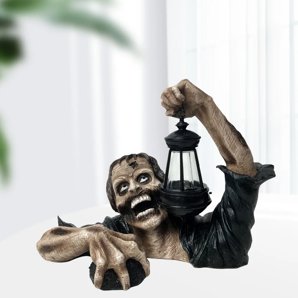 

Zombie Garden Realistic Outdoor Yard Statue Halloween Patio Decor Ornament