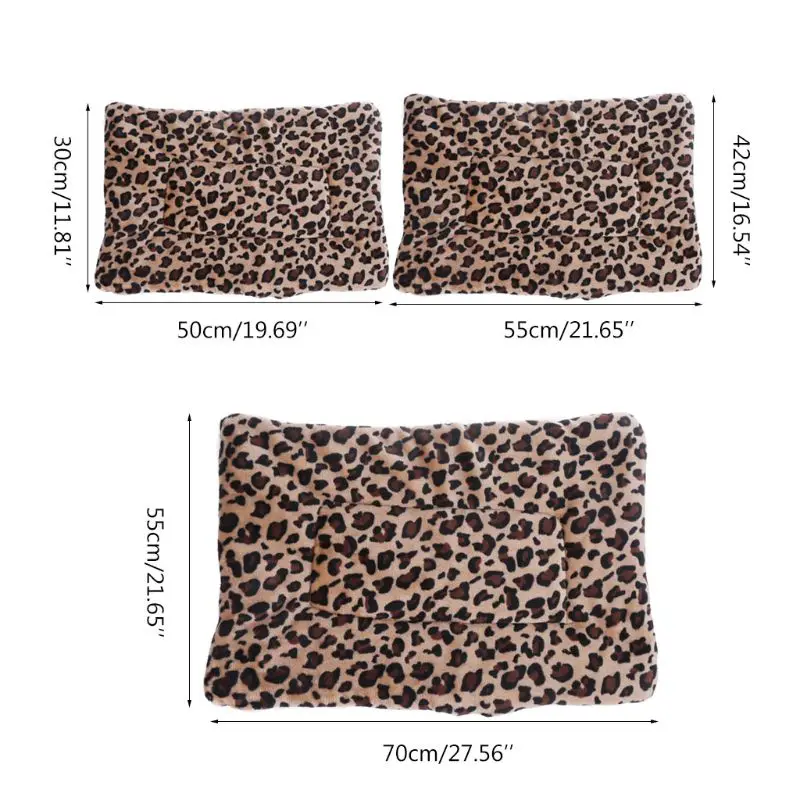 

Fleece Pet Dog Bed Cat Winter Warm Cushion House Puppy Sleep Beds Basket Blanket LX9C