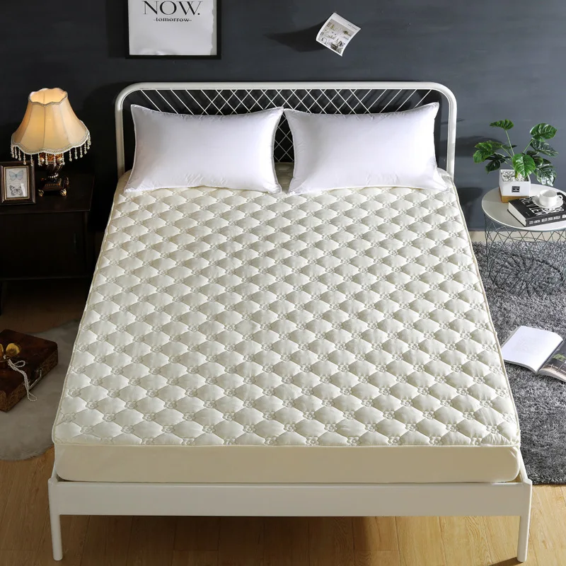 100% хлопчатобумажная ткань для защиты матраса простыня с защитой от клещей