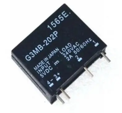 

DC 5 В твердотельный релейный модуль G3MB-202P-5VDC монтажа на печатной плате SIP SSR AC 240 В 2A Snubber цепи резистор DC-AC релейный модуль