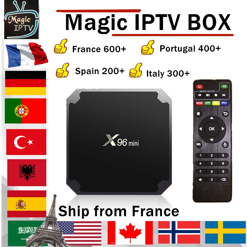 X96 Мини android tv BOX 1 год Европа IP tv подписка Франция Великобритания Немецкий Арабский голландский Швеция французский Польша Португалия tv IP tv M3U
