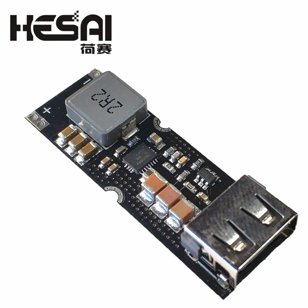 Модуль платы быстрой зарядки QC3.0/TPS61088 Повышающий питания для 3 2 в 7 В 4 до 5 9 12 QC