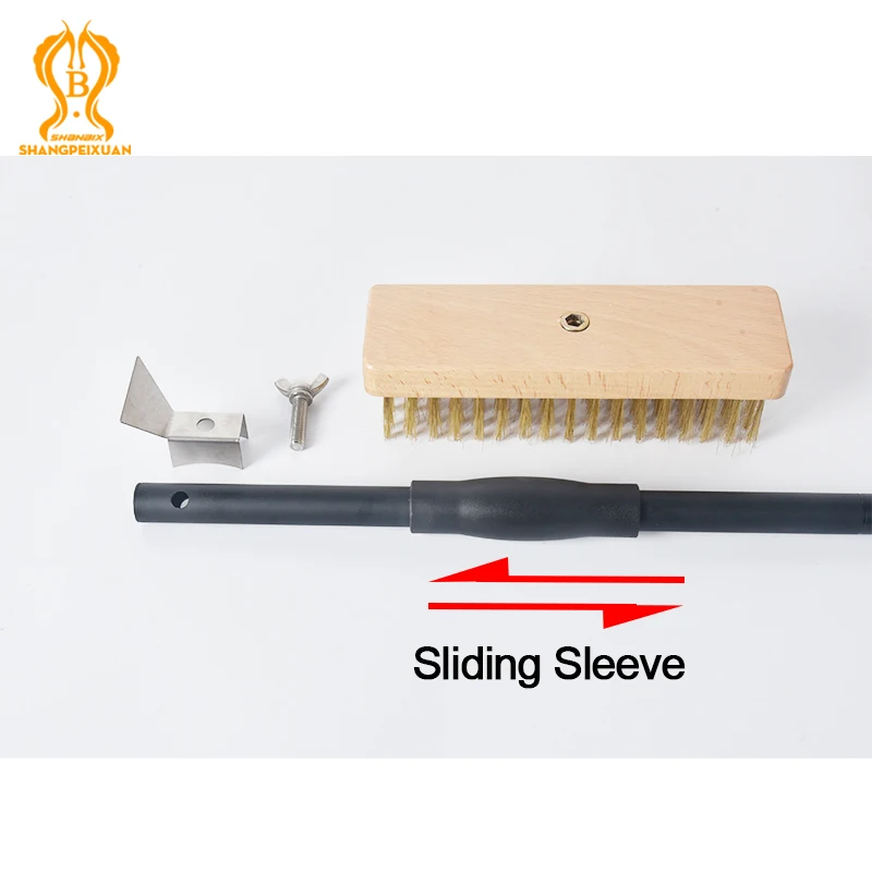 Профессиональная медная щетка SHANGPEIXUAN большого размера для духовки пиццы скребок