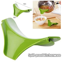 practical kitchenware silicone pour soup anti spill deflector soup funnel kitche