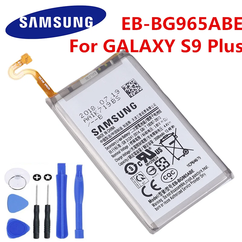Оригинальный аккумулятор SAMSUNG EB-BG965ABE 3500 мА · ч для Samsung Galaxy S9 Plus SM-G965F G965F/DS G965U G965W G9650