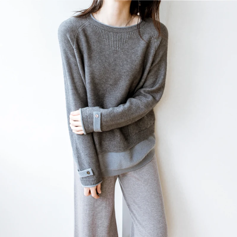 

Maternity sense of spring and autumn pullover fake two new spring tide loose shirt fashion models pregnant mother