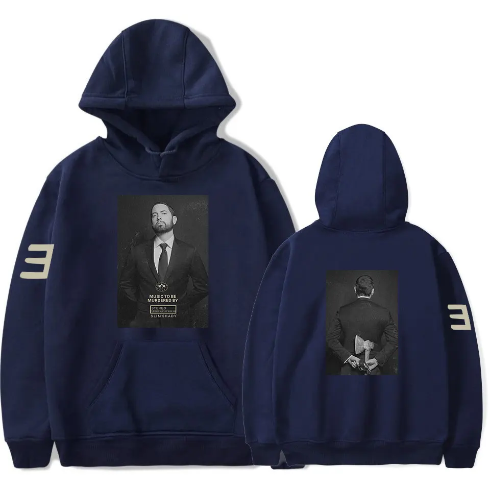 Music to Be Murdered by Eminem MTBMB Album Logo Fashion Men/Womens Cool Harajuku Hooded Sweatshirt men's Oversized hoodies tops images - 6