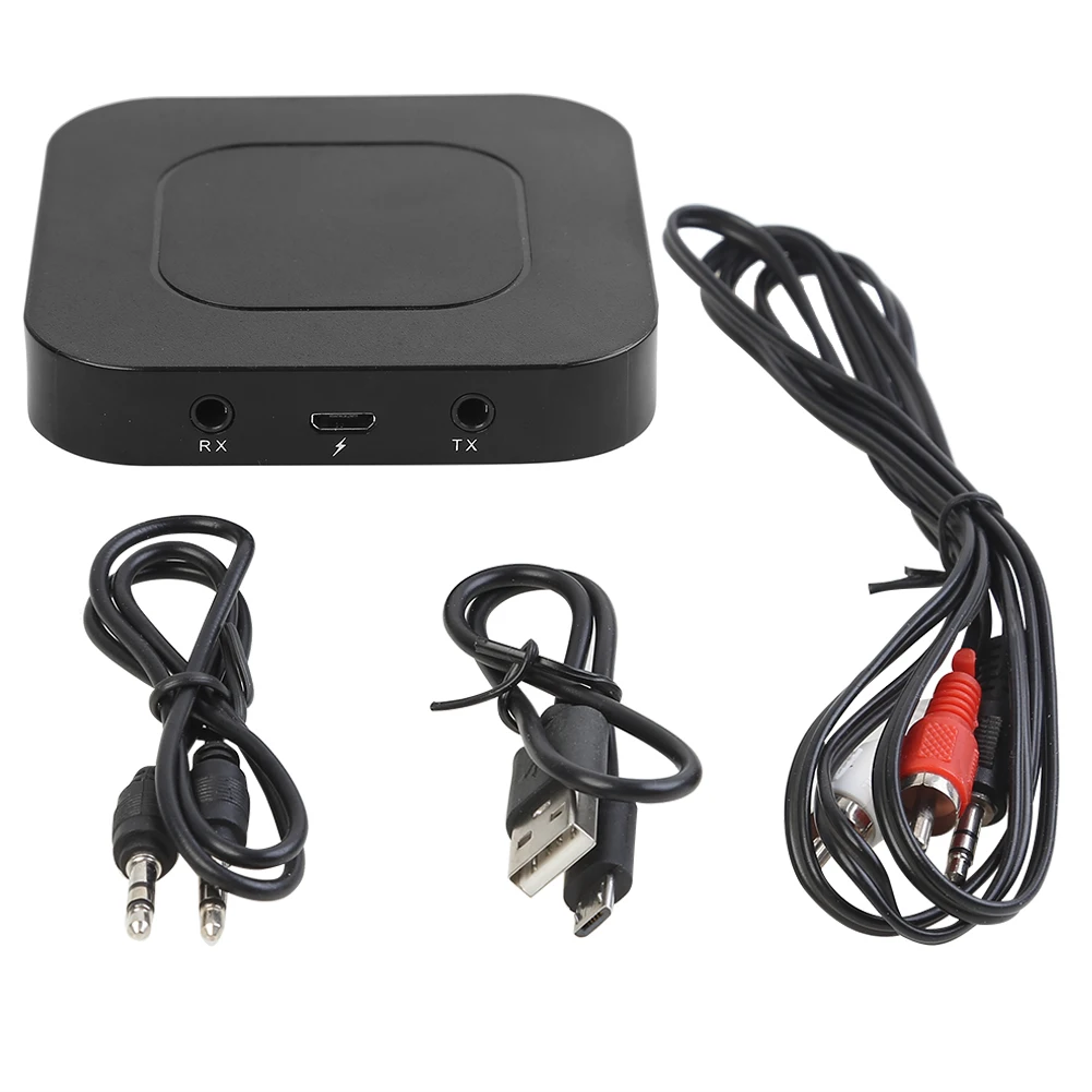 

2 в 1 беспроводной Bluetooth-совместимый передатчик 4,2 приемник 3,5 мм разъем стерео аудио AUX адаптер ключ для CD MP3 плеера ТВ