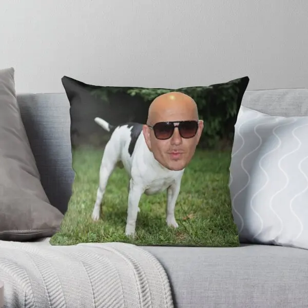 

Pitbull Soft ative Throw Pillow Cover Pillow Case Cover Wedding Bed Pillows NOT Included
