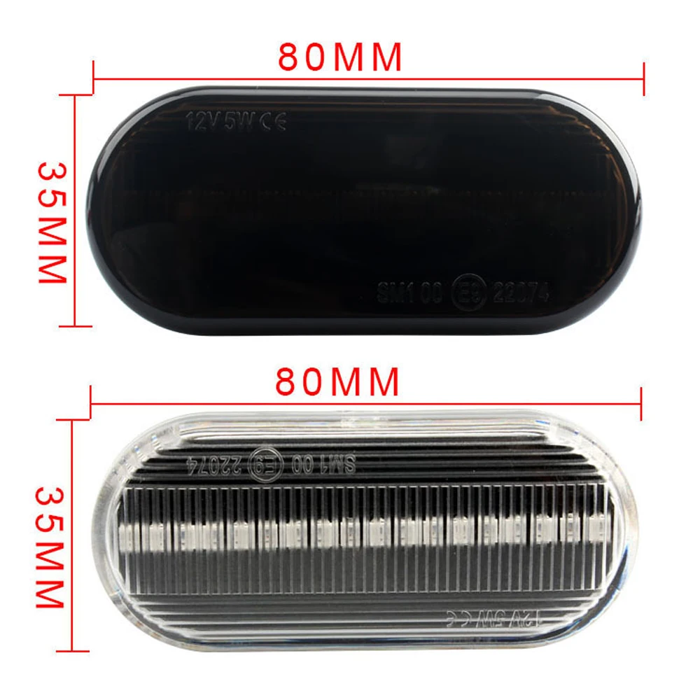 Светодиодный динамический боковой маркер CROSSFOX светильник воротник Световой