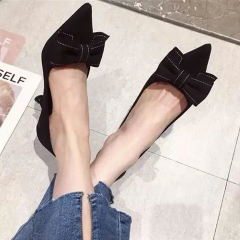 

2021 New Women Pumps Black High Heels Shoes Ladies Casual Thin Heel Shoe Autumn Pointed Single Shoes Female Casual Sandals