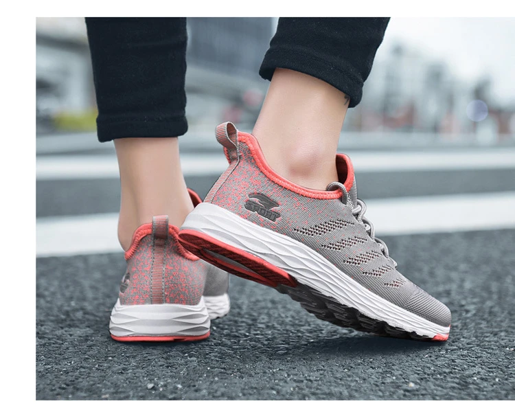 Новинка года; мужские и женские кроссовки; zapatillas mujer Deportiva; дышащие кроссовки со шнуровкой для девочек; мягкие спортивные кроссовки на плоской подошве