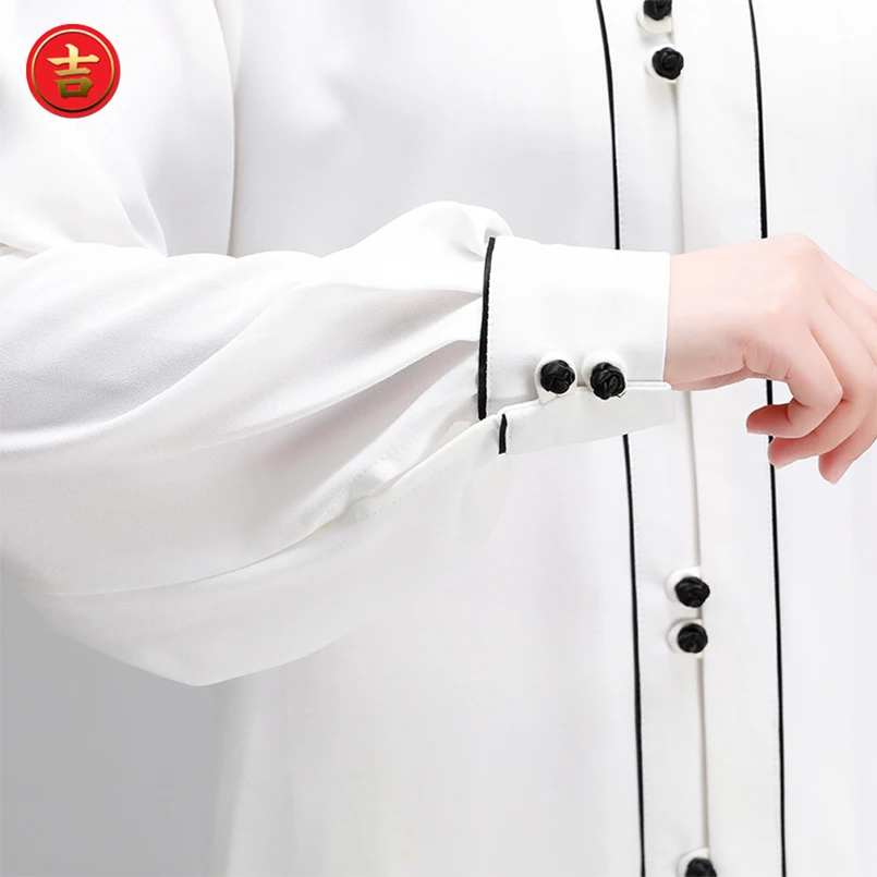 Весенне-осенняя Изысканная традиционная китайская одежда для мужчин Тай-Чи