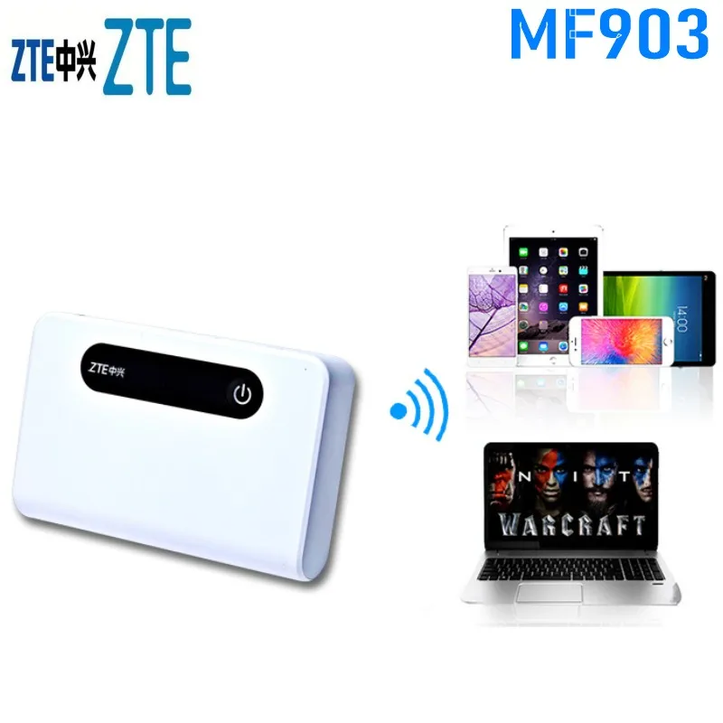 Разблокированный диапазон 28 zte MF903 4G LTE Карманный WiFi роутер 5200 мАч Внешний аккумулятор с портом lan 4g маршрутизатор rj45 mifi usb зарядка роутер 4g